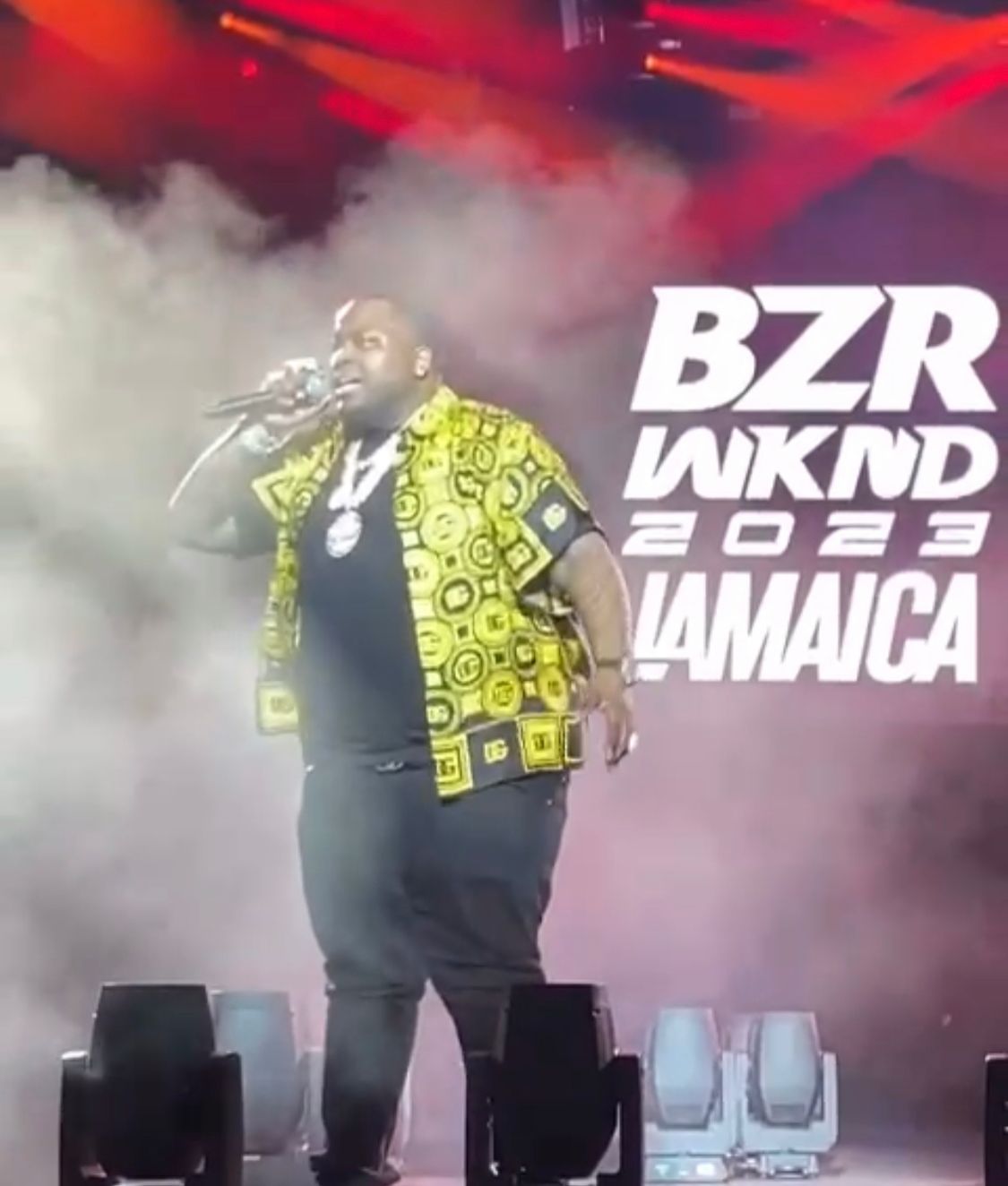 Sean Kingston overjoyed by BZR Weekend performance “Jamaica Ah mi yaad”