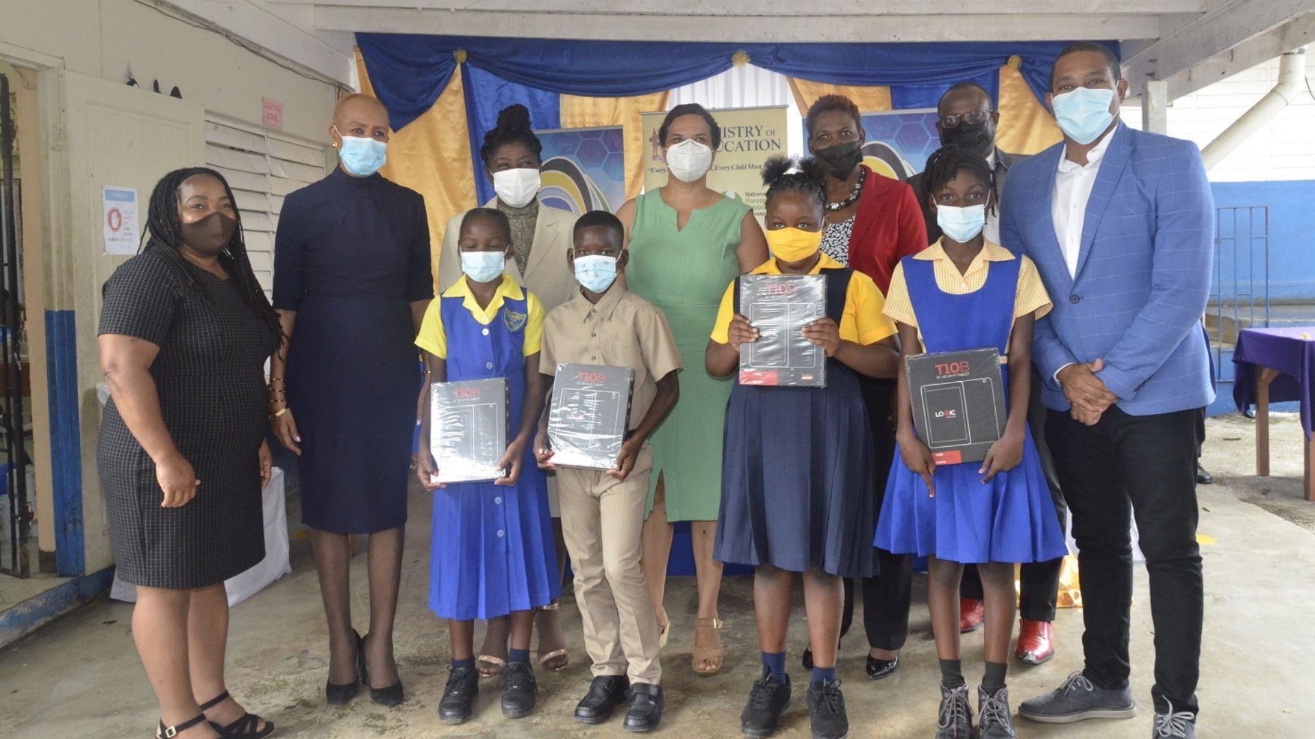 143 primary school students in St Elizabeth receive tablet computers