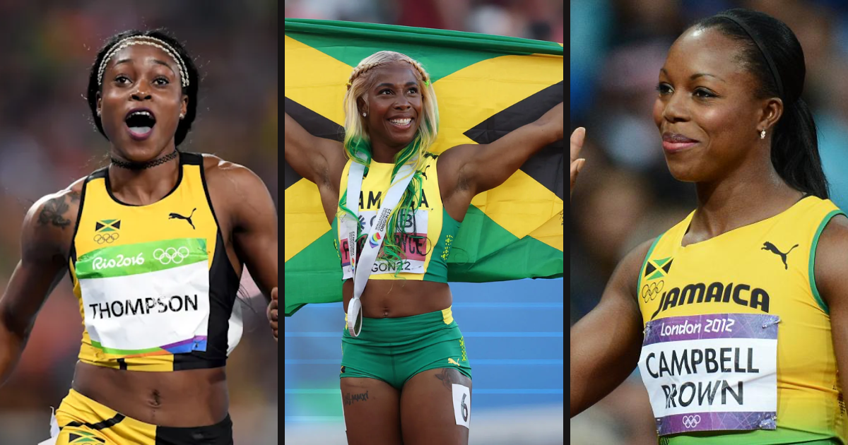 Jamaica's female Olympic sprint champions